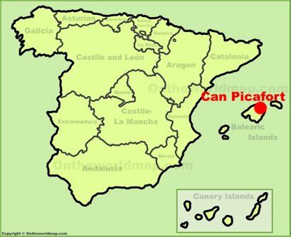 Can Picafort Maps | Majorca, Spain | Maps of Can Picafort