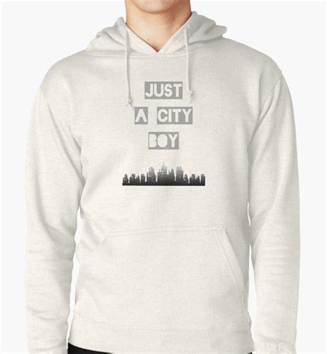 City Boy by bubbliciousart Just A City Boy, Pullover Hoodie, Hoodies, Boys, Fashion, Moda ...