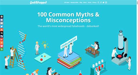 100 Common Myths & Misconceptions | Infographic | Common myths, Myths, Infographic