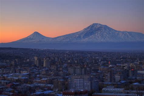 Yerevan and Mount Ararat, Armenia - Most Beautiful Picture