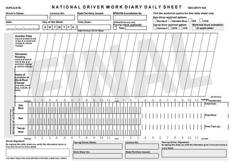 50 Printable Driver's Daily Log Books [Templates & Examples]