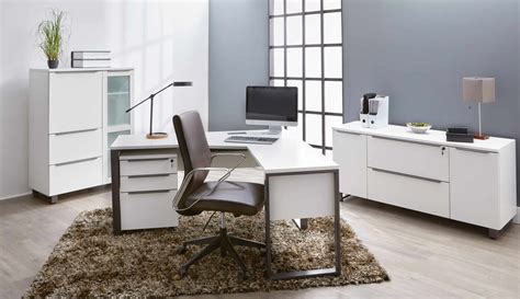 Modern White Office Desk - House of Denmark House of Denmark