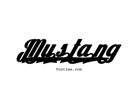 Mustang Font - Fontzaa - Exclusive Fonts Library