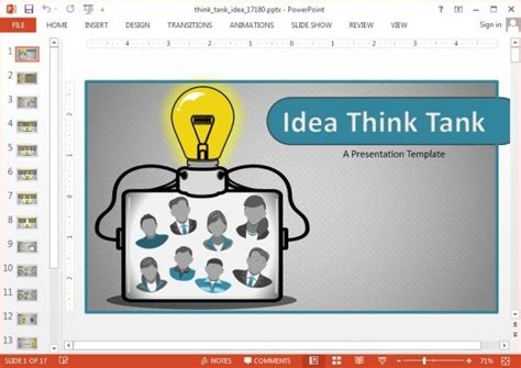 Animated Idea PowerPoint Template