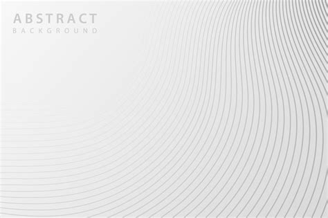 Premium Vector | Gray gradation abstract background with futuristic wave lines