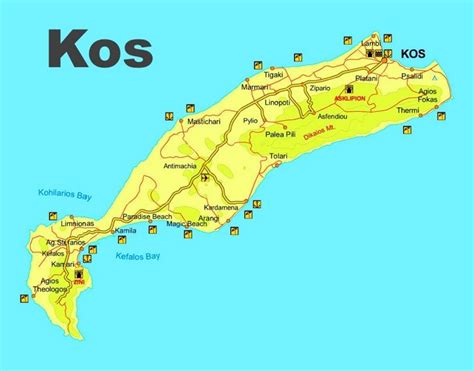 Kos beaches map Greece Kos, Greece Beach, Greece Islands, Greece Trip, Greece Travel, Europe ...