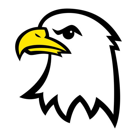 Eagle Cartoon Head 540400 Vector Art at Vecteezy