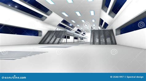 Space Station Interior Royalty Free Stock Photography - Image: 35461997