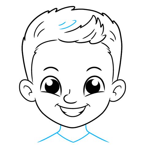 How to Draw a Boy Face - Really Easy Drawing Tutorial