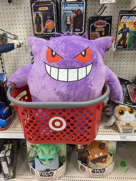 I found this glorious giant Gengar plush today! : r/pokeplush