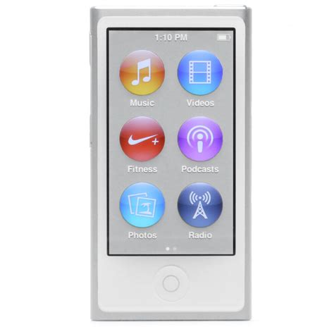 Apple iPod nano 7th Generation SILVER 16 GB Latest Model FM Radio EarPods | eBay