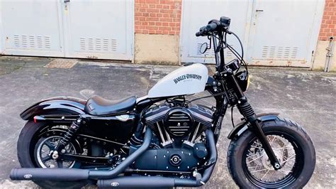 Harley Davidson Sportster Forty Eight 48 MCJ Exhaust Controll Klappenauspuff - YouTube