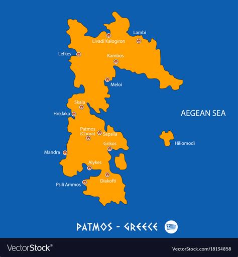 Island Of Patmos Map – Map Of California Coast Cities