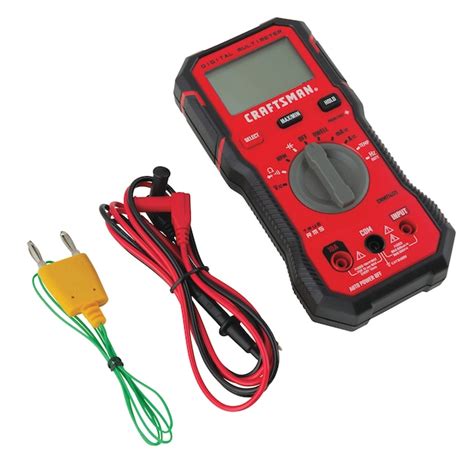 CRAFTSMAN Digital Display Multimeter 10 Amp 600-Volt CMMT14171 at Lowes.com