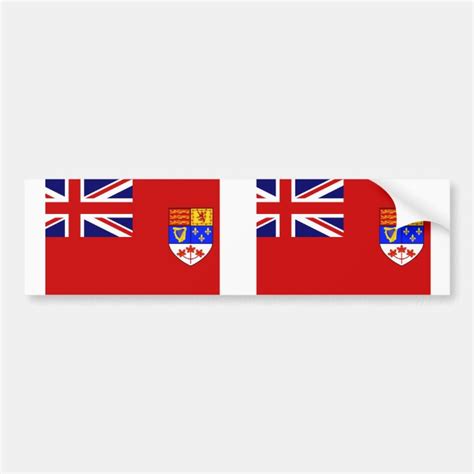 Canadian Red Ensign flag Bumper Sticker | Zazzle