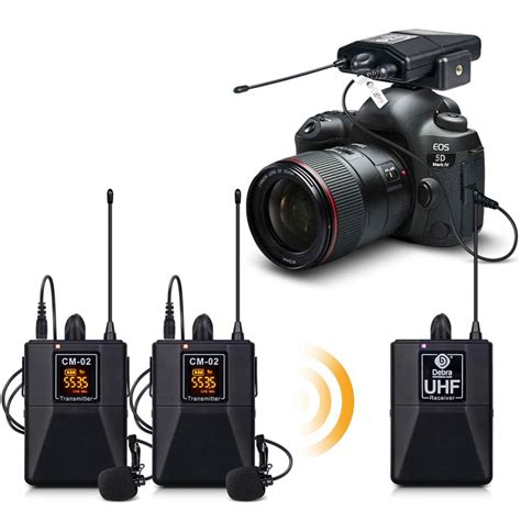 D Debra Audio cm Series UHF Wireless Lavalier Microphone with 30 ...