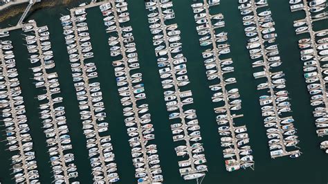 Aerial View of a Harbor · Free Stock Photo