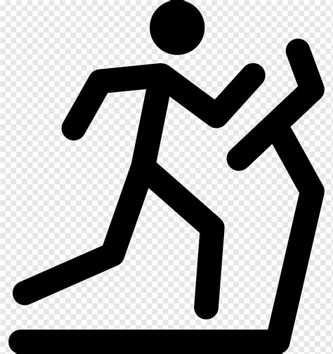 StickMan Running Exercise Treadmill شخصية StickMan Runner ، التي تعمل على حلقة مفرغة, زاوية, نص ...