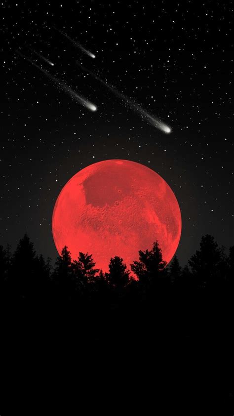 Dark Red Moon Wallpapers on WallpaperDog