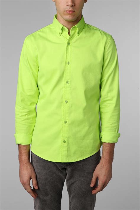 Charles & 1/2 Neon Poplin Shirt in 2023 | Neon shirts, Mens shirt dress ...