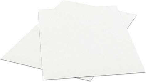 Amazon.com: 8.5" X 11" White Chipboard - Cardboard Medium Weight Chipboard Sheets - 25 Per Pack.