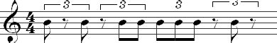 Eighth Note Triplets and Rests