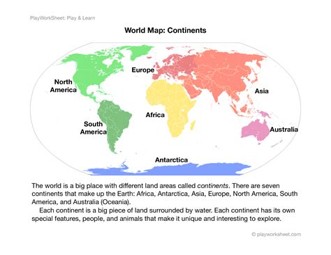 Discovering the World: The Seven Continents | Free Printables for Kids