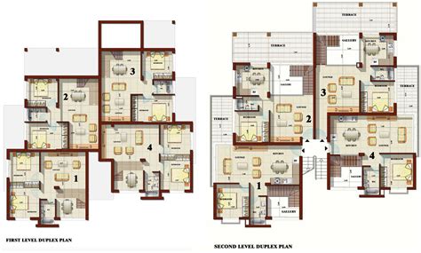 Duplex Apartment Plans Modern House Plan - JHMRad | #131675