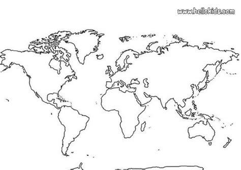 Get This World Map Coloring Pages Printable for Kids r1n7l