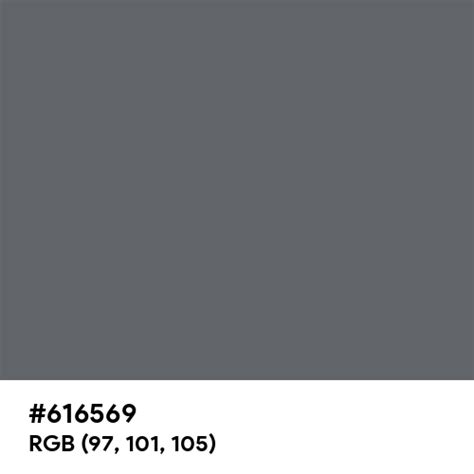 #616569 color name is Granite Gray