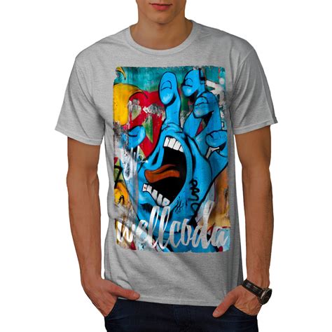 Wellcoda Graffiti Design Mens T-shirt, Street Graphic Design Printed Tee | eBay