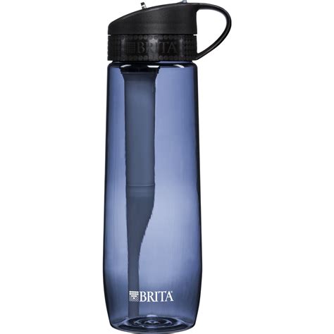 Brita Hard Sided Water Bottle with Filter - BPA Free - Gray - 23.7 oz - Walmart.com