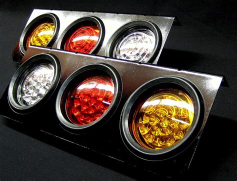 LED STOP TAIL LIGHTS TRUCK UTE TRAILER CARAVAN 24V PAIR #19