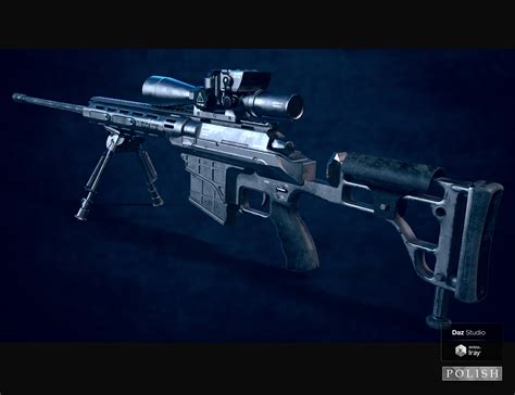 Urban Sniper Rifle | Daz 3D