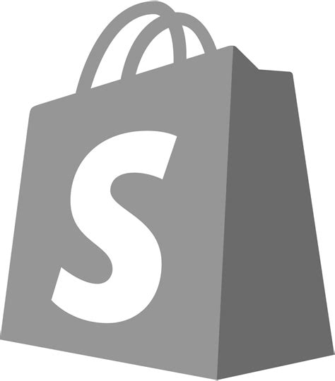 Shopify Logo Black and White – Brands Logos