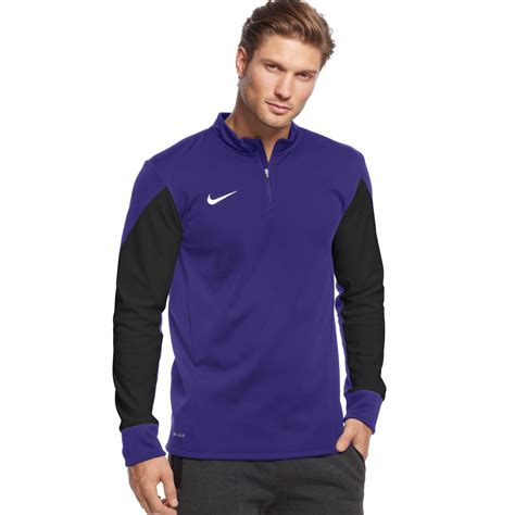 Lyst - Nike Longsleeve Midlayer Drifit Soccer Shirt in Purple for Men