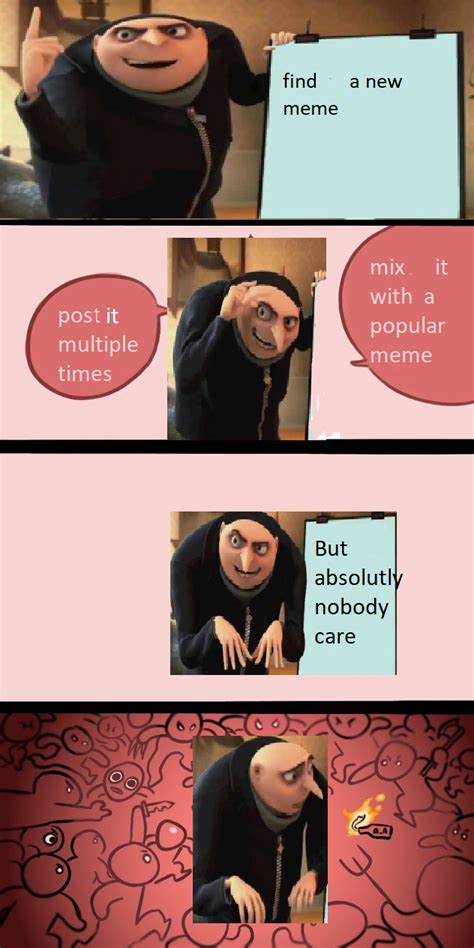 Gru Plan Meme unknow by zofidragondefoudre on DeviantArt