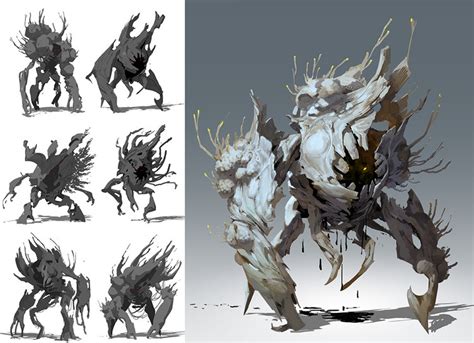 This concept for an untitled fantasy game made by Drew Wolf would make a sick looking Dota hero ...