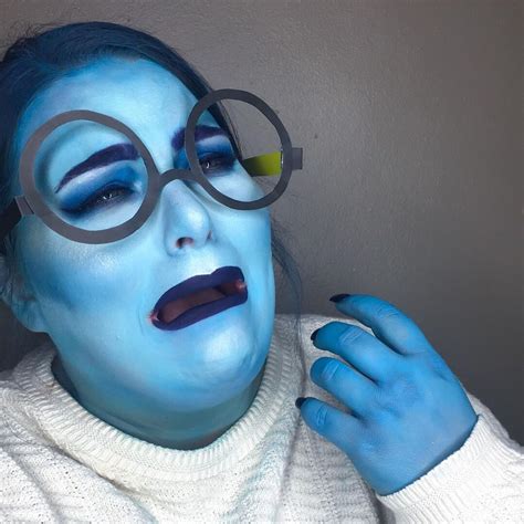 Sadness from Pixar's Inside Out Halloween Costume! : r/MakeupAddiction