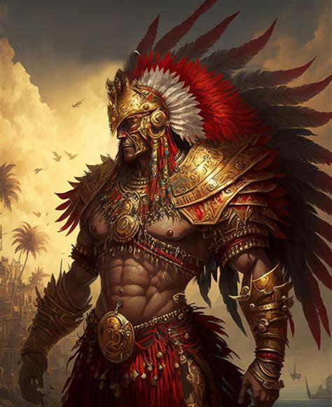 Aztec eagle warrior dynamic ai aztec concept fantasy – Artofit