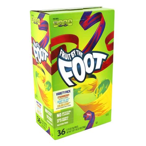 Fruit by the Foot Fruit By The Foot Variety Pack, 36 Count, Gummi ...