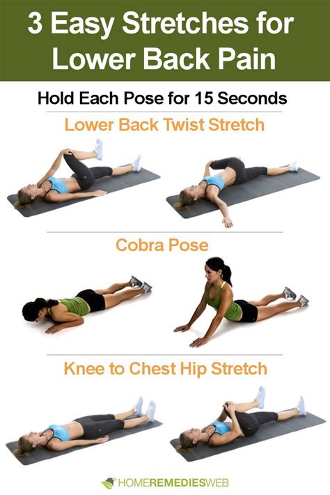 Printable Stretches For Lower Back Pain