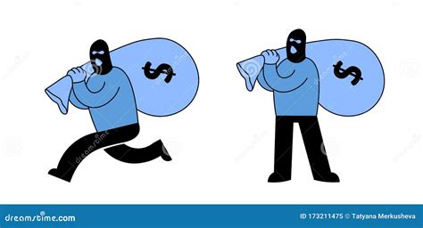 Bank Robber Stock Image | CartoonDealer.com #36996823