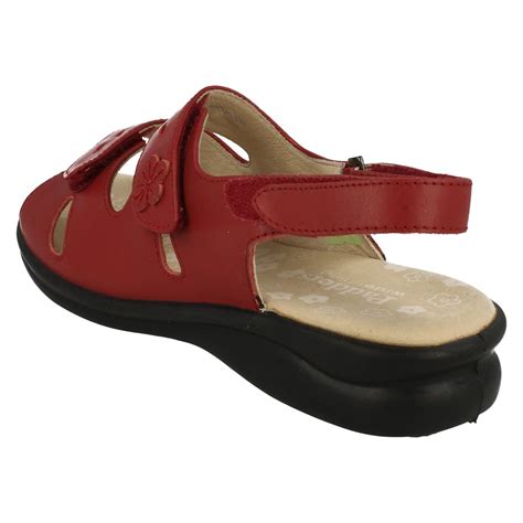 Padders Womens Wide Fit Velcro Strap Sandals Rosie | eBay