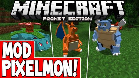 MODPACK DO PIXELMON - MINECRAFT POCKET EDITION 0.14.2!! - YouTube