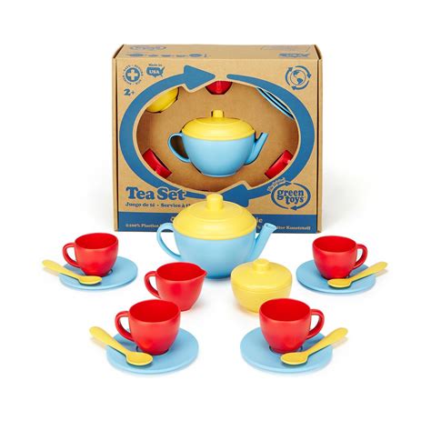 Tea Set by Green Toys | Green toys, Tea set, Toys