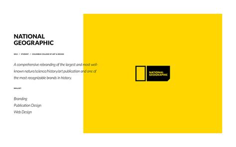 National Geographic Rebrand on Behance