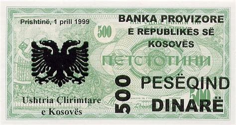 Kosovo Dinar – The World Banknotes