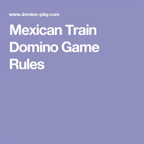 Mexican Train Domino Game Rules Mexican Train Dominoes, Domino Games, Rules, Club, Ideas, Thoughts