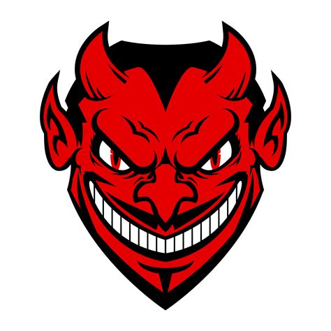 Devil Face 550877 Vector Art at Vecteezy